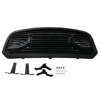 Front Bumper Hood Grille for Dodge Ram 1500 2013 2014 2015 2016 2017 2018 Martin Style Mesh Grill with LED Lights Guard Cover