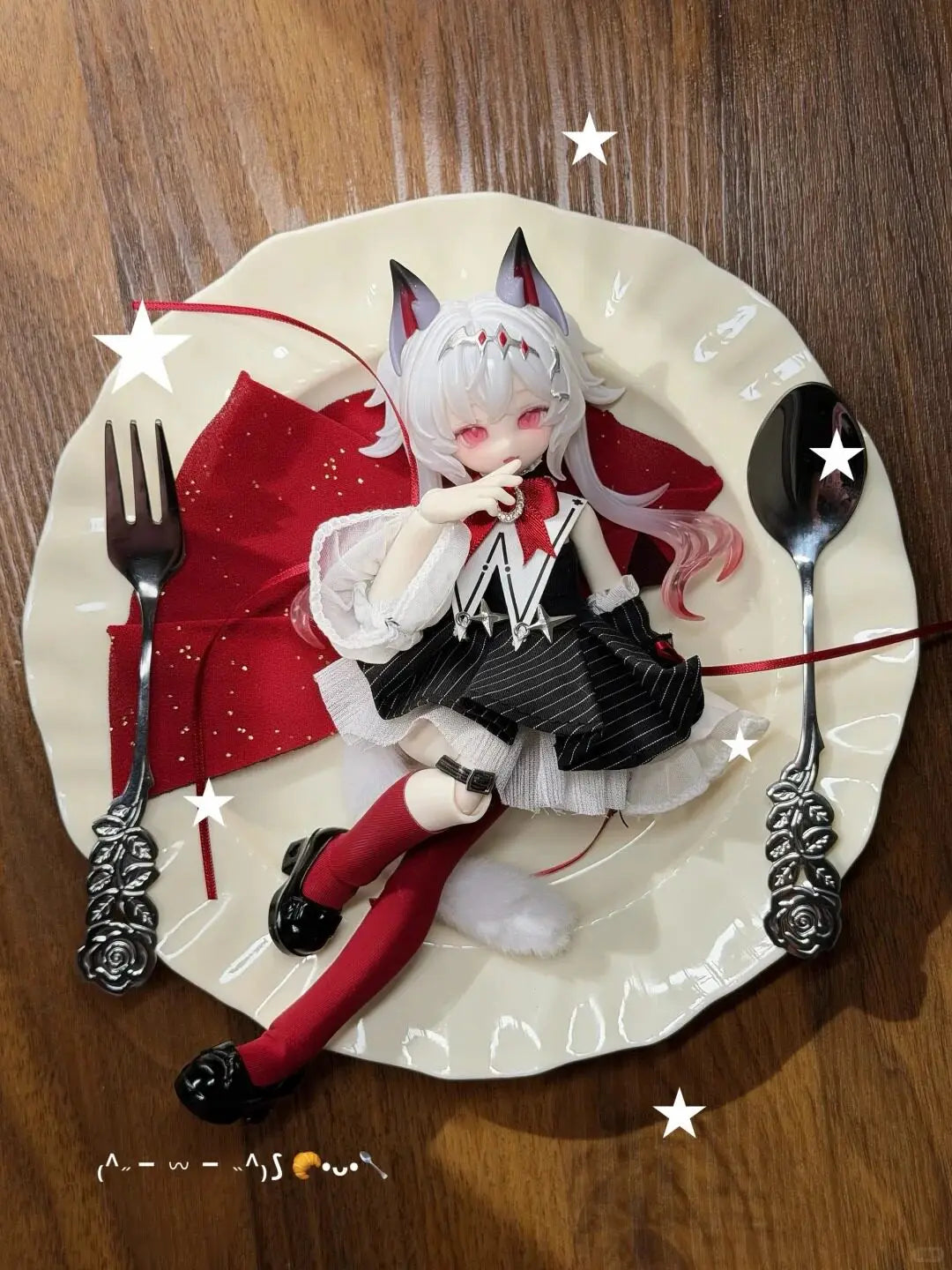 Miaomiaomiao Cifang Bjd Doll One Eighth Scale Articulated Cat Girl Blind Box Cute Trendy Ornament Moonlight Fairy Tale Gift Toy