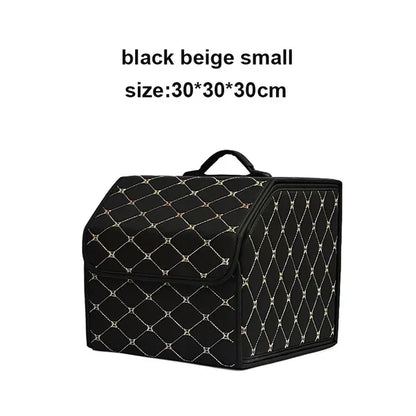 Multipurpose Collapsible Car Trunk Storage Organizer With Lid Portable Car Storage Bag Car Trunk Organizer
