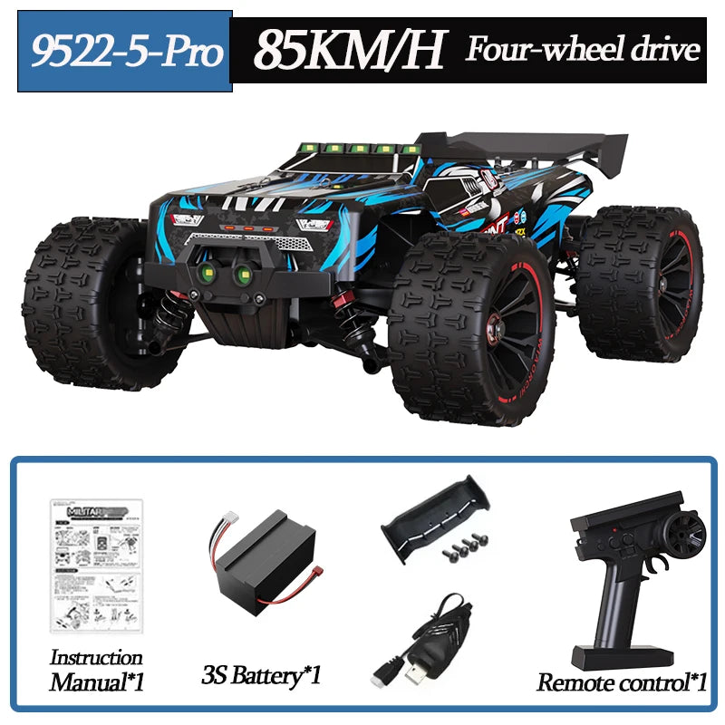 9522PRO 85KM/H High-speed RC Car Brushless Four-wheel Drive Off-road Drift 1:16 Professional Racing Car 9522 50KM/H Boy's Toy