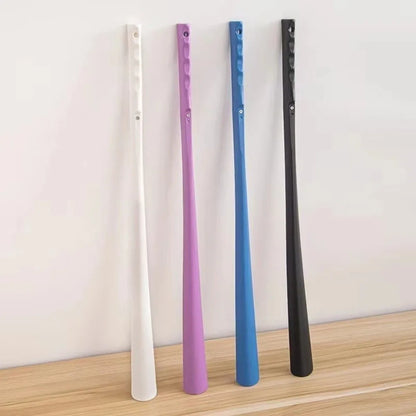Household Long Handle Shoe Horn Magnetic Extended Length Shoe Puller No Bending Knee Plasti Shoe Wearing Artifact Household Tool