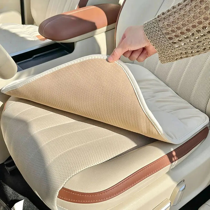Universal Winter Car Seat Cover Cushion Thick Plush Pad Fashion Warm Front Chair Protector For Sedan SUV Car Accessories
