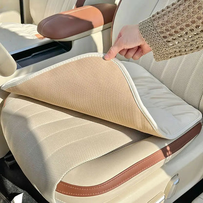 Universal Winter Car Seat Cover Cushion Thick Plush Pad Fashion Warm Front Chair Protector For Sedan SUV Car Accessories