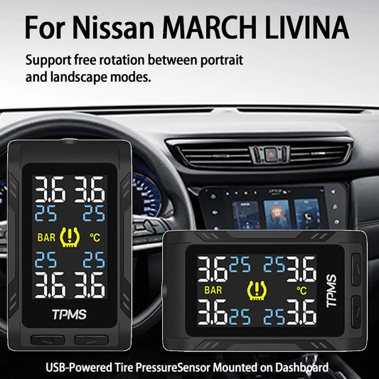 Tire Pressure Monitor Systems Intelligent Tire Temperature Detection Tire Pressure Monitoring for Nissan LIVINA TIIDA SYLPHY