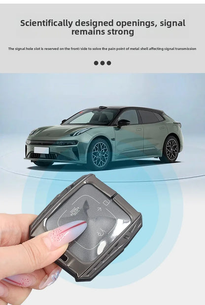 2025 ZEEKR 001 Keycase 7x 9x 007 009 Mix Car Specific Protective Shell Chain Keybag for Men and Women