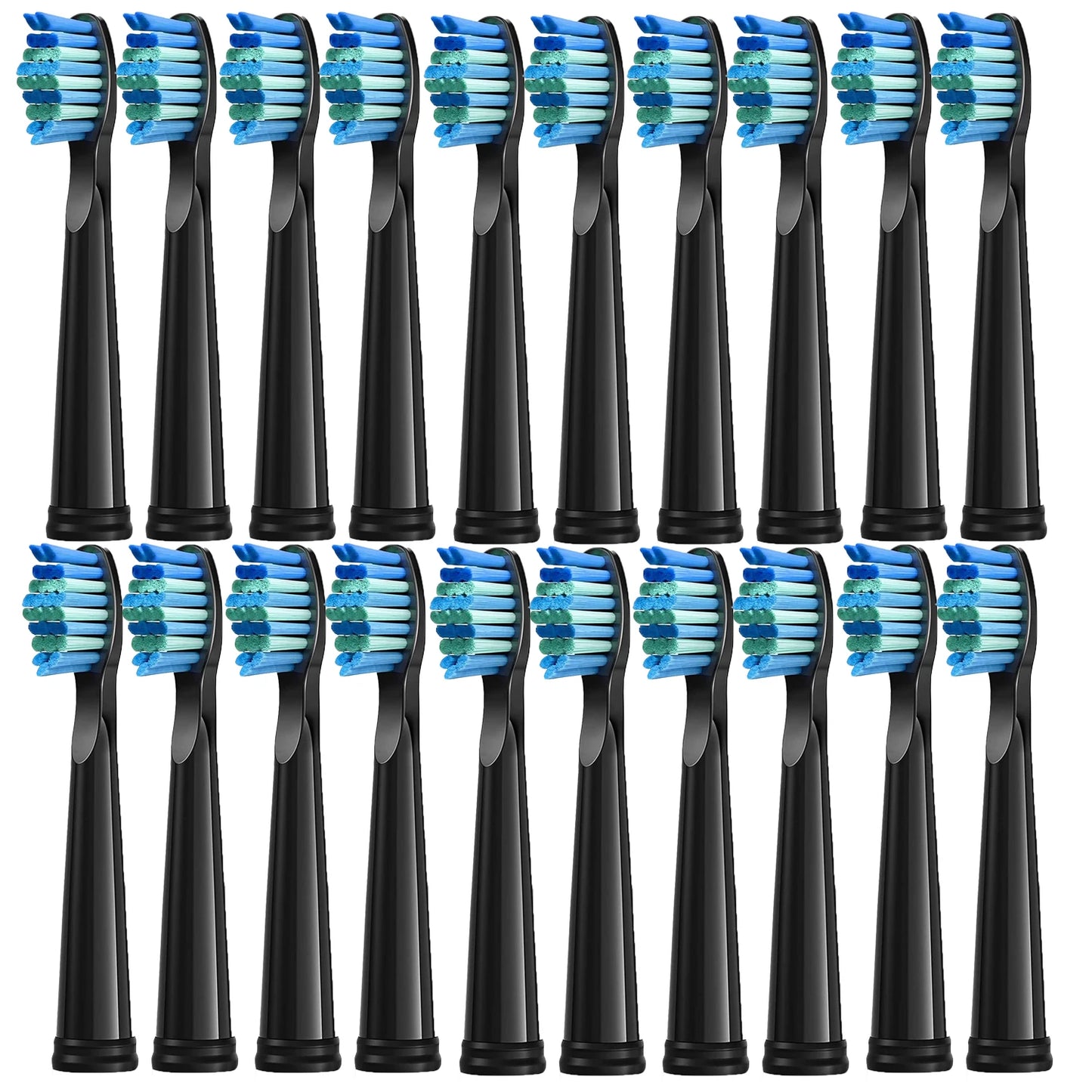 4 Pcs Electric Toothbrush Heads Compatible with Fairywill D7/D8/FW507/FW508/FW551/917/959/SG-E9 Moderately Soft Bristles Brush