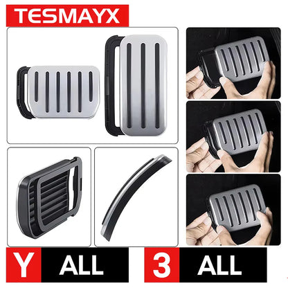 Performance Pedal Sets Accelerator Brake Pedals Cover for Tesla Model Y Juniper Model 3 YL 2021-2026 Accessories Foot Pedal Pads