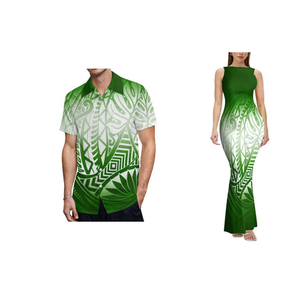 High Quality Custom Sexy Bodycon Dress Pacific Isalnd Art Design Women Boat Neck Design Sleeveless Maxi Dress Backless Dress