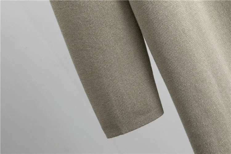 2025 Autumn Winter Women Long Cardigan 3 Piece Set Knit Pants High Neck Vest Wide Leg Trousers Outfit