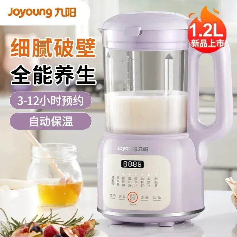 220V Joyoung Multifunctional Soy Milk Maker, New Model Automatic No-cook Residue-free Wall Breaker Blender FA