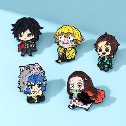 Wholesale Anime Custom Brooches Enamel Pins Cartoon PCS Lapel Badges Animal Funny Jewelry Gifts for Kids Friends