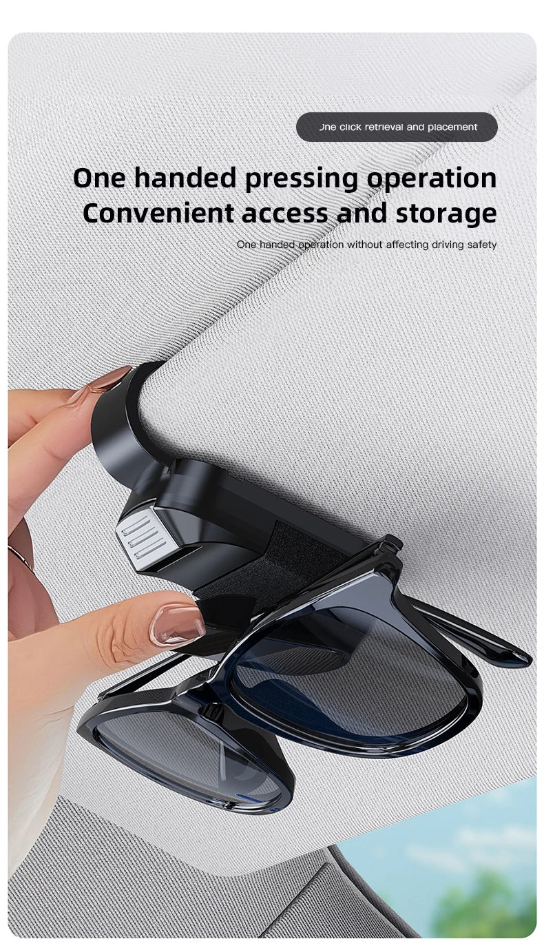 Car Sun Visor Glasses Clip Sunglasses Storage Bracket For Mercedes Benz AMG A B C E G CLA W211 W203 W204 W210 W124 C300 C260