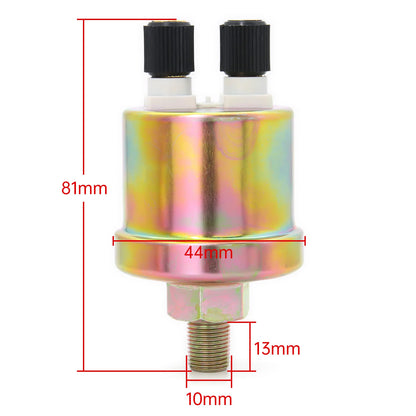 3 In 1 Digital 52mm Gauge with Alarm 0~120℃ Water Temperature Gauge+Oil Pressure+Voltage with Oil Press/Water Temp Sensor Custom