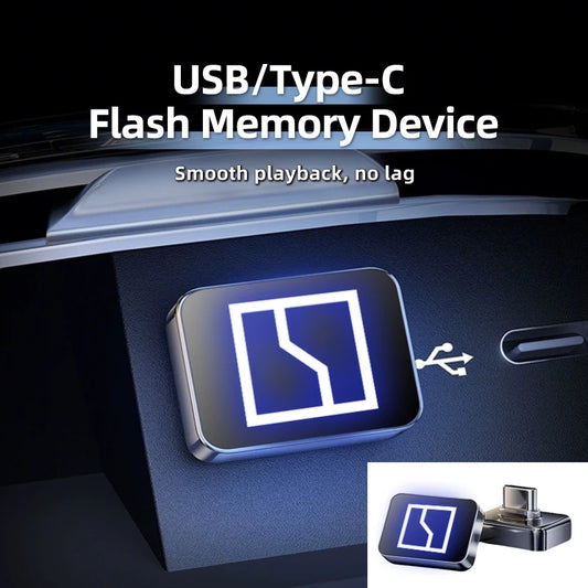 Car Accessories Metal USB Type-C Flash Drive Memory Stick Music Saver For Zeekr X 001 009 2022 2023 2024 Al