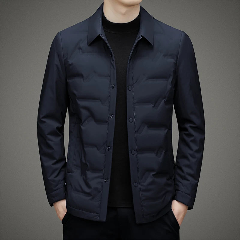 2024 new arrival winter jacket 90% white duck down jackets men,mens fashion thicken warm parkas high quality coat male