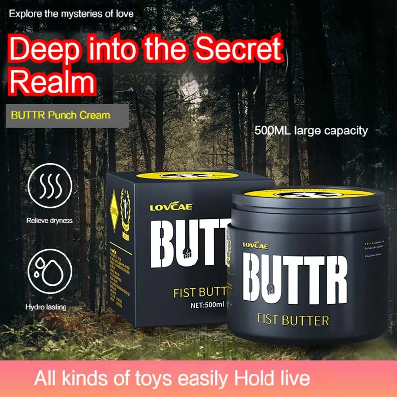 500ML Sex Fisting Lubricant for Men Anal Cream Lubrication Anal Oil Gel Women Fisting Butt Lubrication Grease for Gay Adult