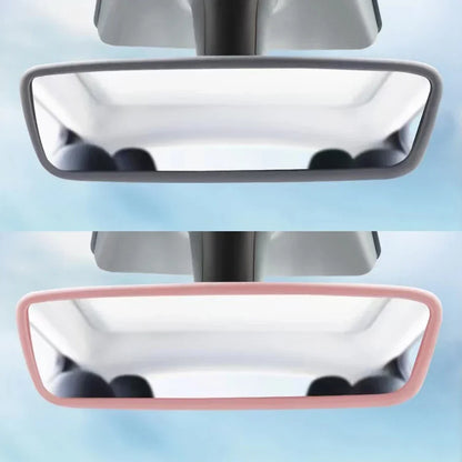 Silicone Rear View Mirror Protector Frame for Tesla Model 3 Y S X Center Console Accessories Interior Rearview Cover Rubber Case