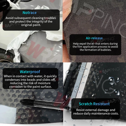 TPF Vinyl Paper for Car Film Covering Carbon Fiber Wrap Exterior Car Stickers Motorcycle Adhesive Vinyl Motorcycles Sticker Foil