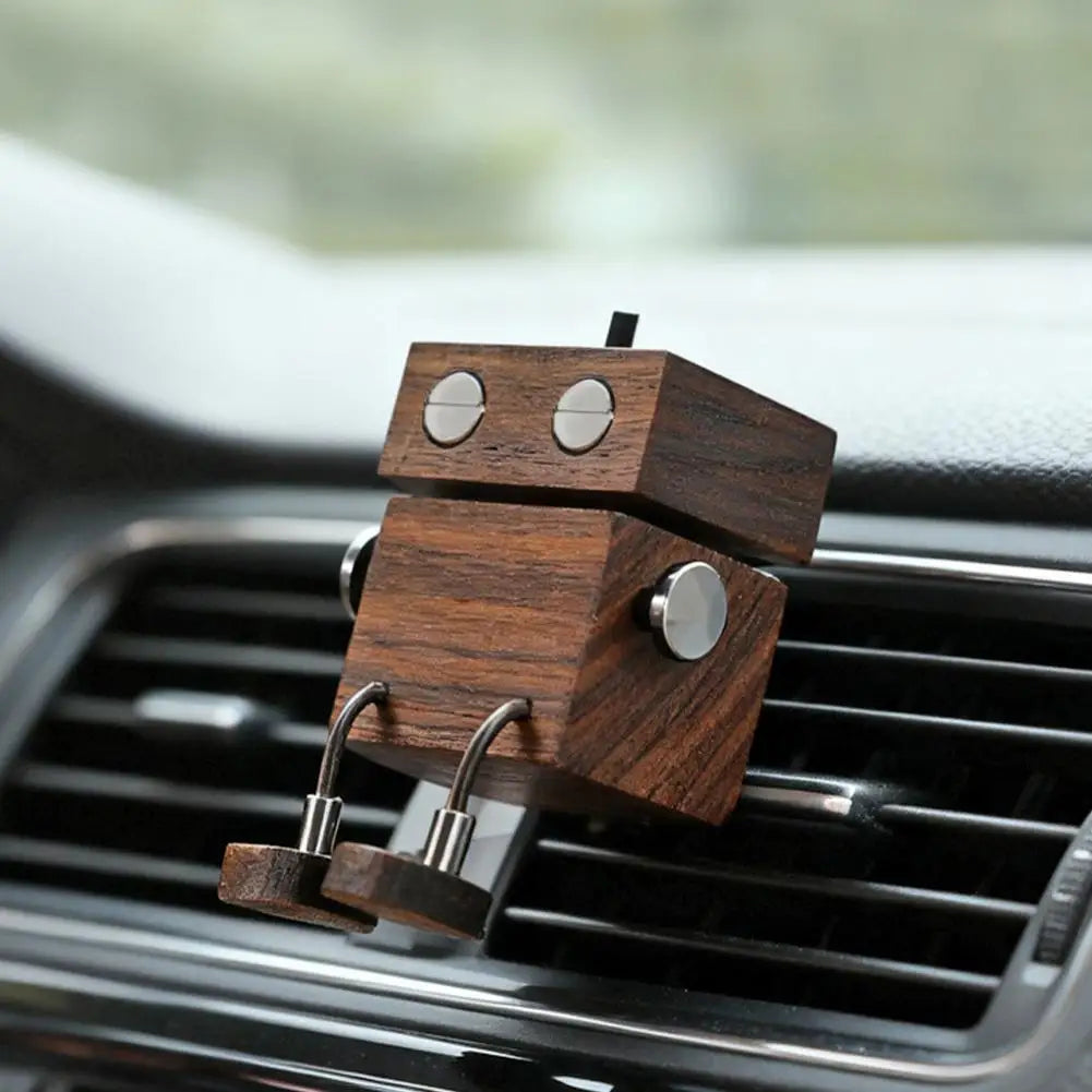 Car Wooden Doll Decoration Car Air Vent Fresheners Decoration Shaking Wooden Doll Car Air Fresheners Decoration Ornaments