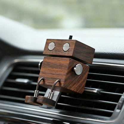 Car Wooden Doll Decoration Car Air Vent Fresheners Decoration Shaking Wooden Doll Car Air Fresheners Decoration Ornaments