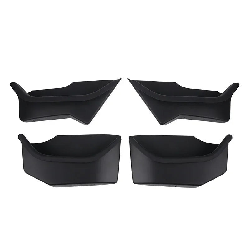 For Tesla Model Y Juniper 2025 Launch 2026 Door Side Storage Box TPE Front Rear All-Inclusive Organizer Modification Accessories