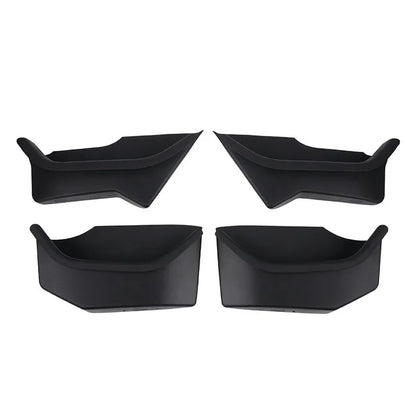 For Tesla Model Y Juniper 2025 Launch 2026 Door Side Storage Box TPE Front Rear All-Inclusive Organizer Modification Accessories