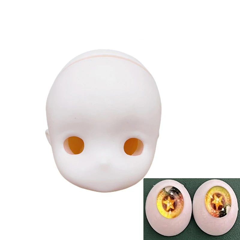 Anime Face Doll Head DIY 30cm Doll Makeup Doll Head or Whole Doll Makeup 1/6 Bjd Doll Girl Doll Toy Gift