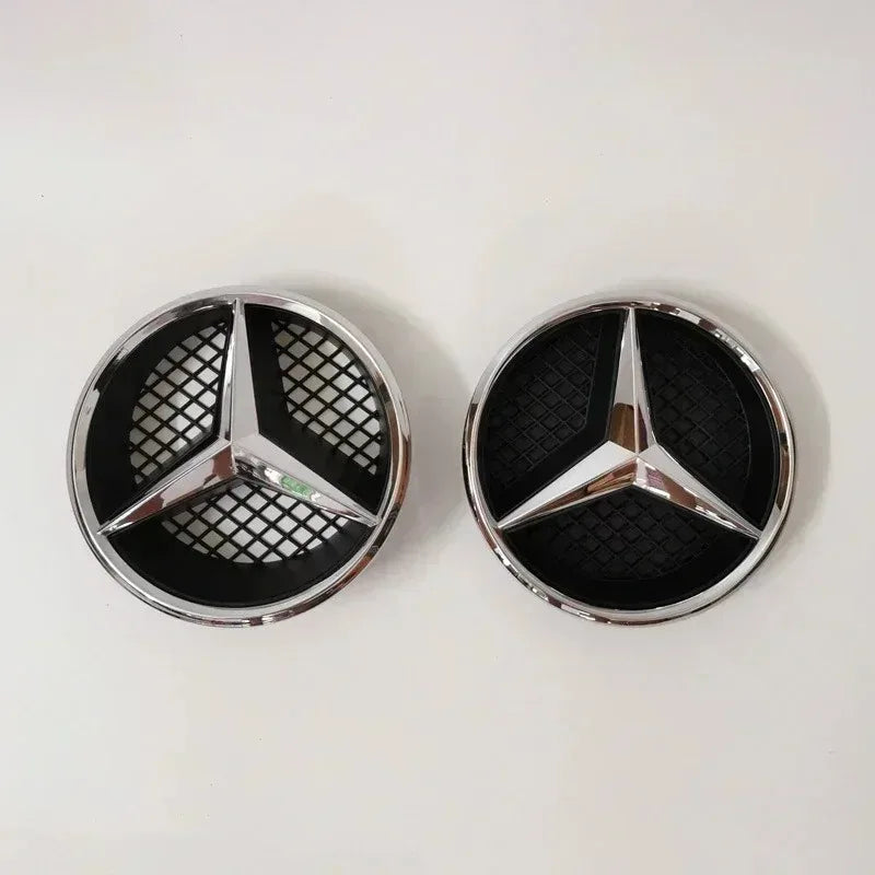 For Mercedes Benz 3D Car Grill Emblem Star Badge Front Grill Logo W204 W205 W213 X253 A B C E S CLA GLB GLC GLE GLS Accessories1
