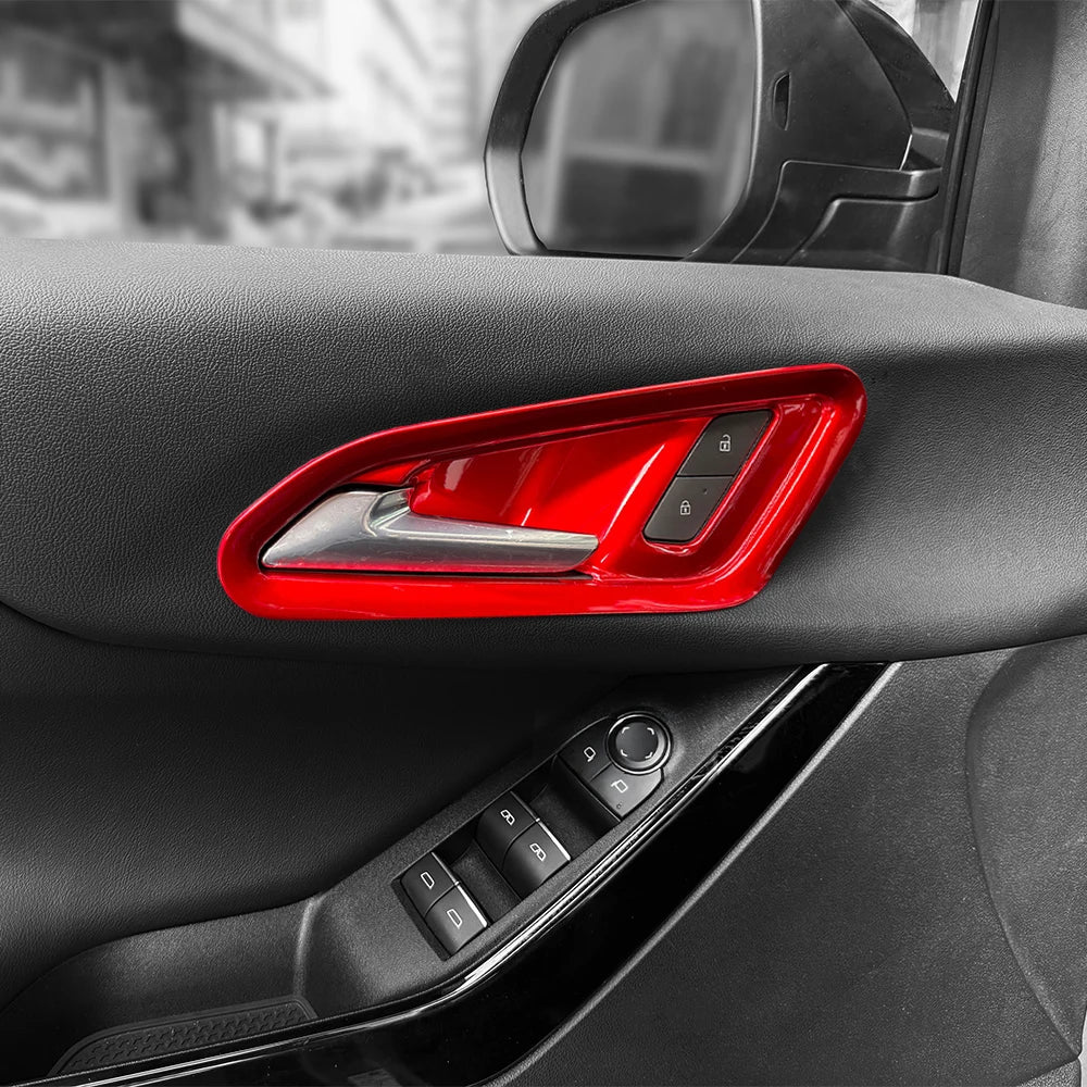 For Chevrolet Equinox Premier 2025 2026 Inner Door Handle Bowl Frame Cover Trim Automotive Interior Accessories LHD