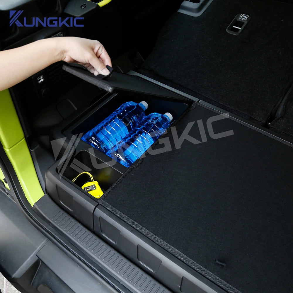 For Suzuki Jimny Nomade 5-door 2023 2024 2025 JB64 ABS Car Trunk Storage Box Organizer Case Tailbox Stowing Tidying Toolbox