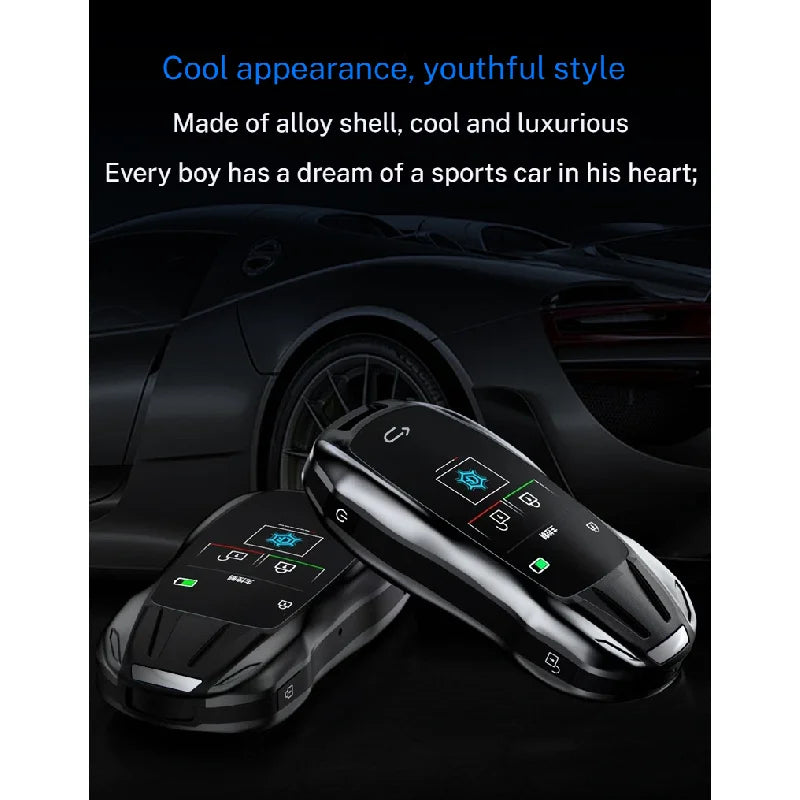 LCD Car Key Smart Remote Control With Screen For Porsche BMW Benz Land Rover Audi Toyota Honda Nissan Jeep