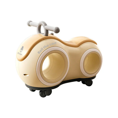 New Children's Peanut Bike Sliding Style 1-3 Year Old Baby Bicycle Stepless Roller Bike Children's Bike Sliding Bicycle Toys