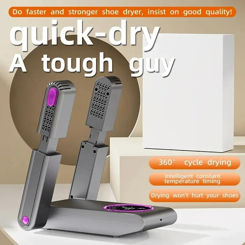 Korean-style electric shoe dryer, dehumidifying, deodorizing, and disinfecting. Home shoe dryer with heating function.