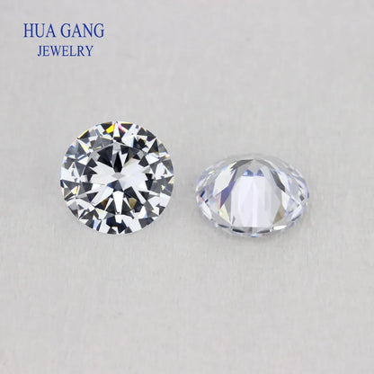 Big size 5A Cubic Zirconia Stone Multicolor Round Shape Brilliant Cut Loose CZ Stones Synthetic Gems Beads For Jewelry