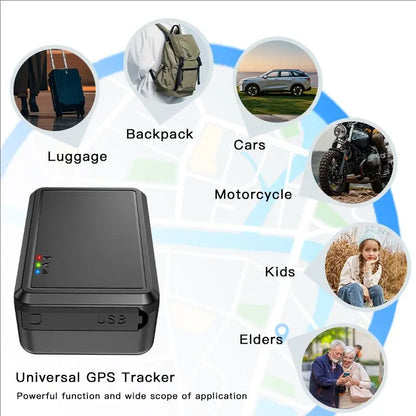 4G GPS Tracker Car 10000/20000mAh Vehicle GPS Locator Real-time GPS Tracking Device Long Standby Anti-theft Alarm Position APP