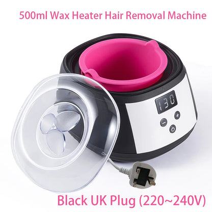 500ml LCD Display Smart Silicone Liner Hand and Foot , Wax Heater for Hair Removal,Wax Heating And Wax Therapy Machine
