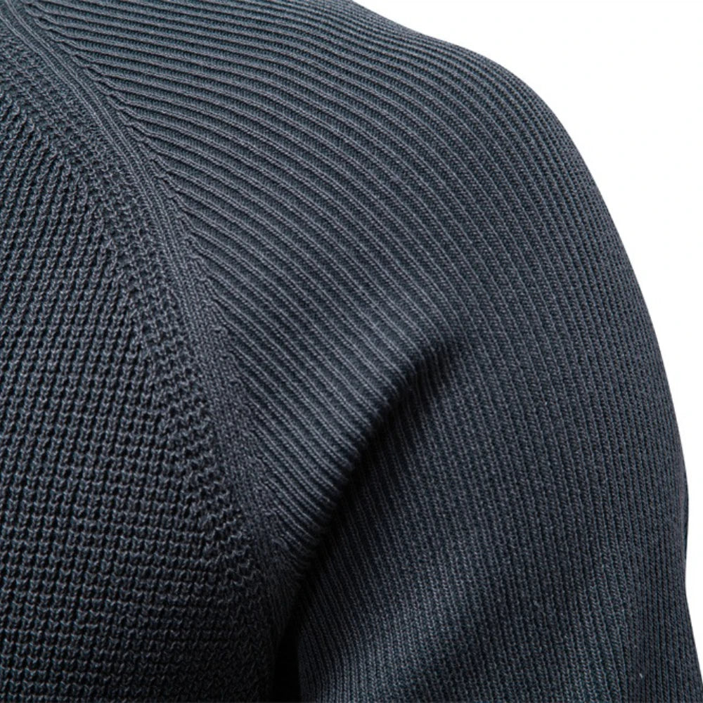 AIOPESON Raglan Sleeve Polo Shirt Men Henley Collar Solid Color Long Sleeve Heavyweight Cotton Business Casual Autumn Winter