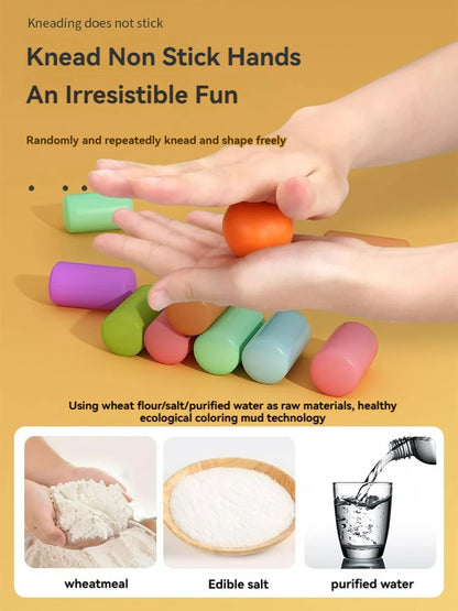 Kids Colored Clay Noodle Machine DIY Play Dough Tools Ice Cream Plasticine Mold Kits Puzzle Toys for Boys Girls Birthday Gift