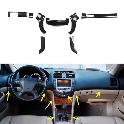 For Honda Accord CL9 2004 2005 2006 2007 US Version Plastic Decoration Accessories Interior Trims Stickers