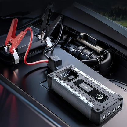 10000A Jump Starter Power Supply Emergency Battery Pack For Petrol Diesel Engines 12V Emergency Power Box With LED Lighting