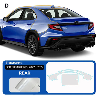 9Mil For Subaru WRX 2022-2024 PPF TPU Pre-cut Paint Protection Film Anti-Scratch Invisible Clear Resistant Car Wrap Film