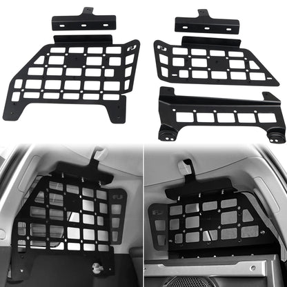 CGZ Molle Panels for Toyota FJ Cruiser 2007-2023 Rear Boot Trunk Shelf Cargo Storage Debris Racks Organizers
