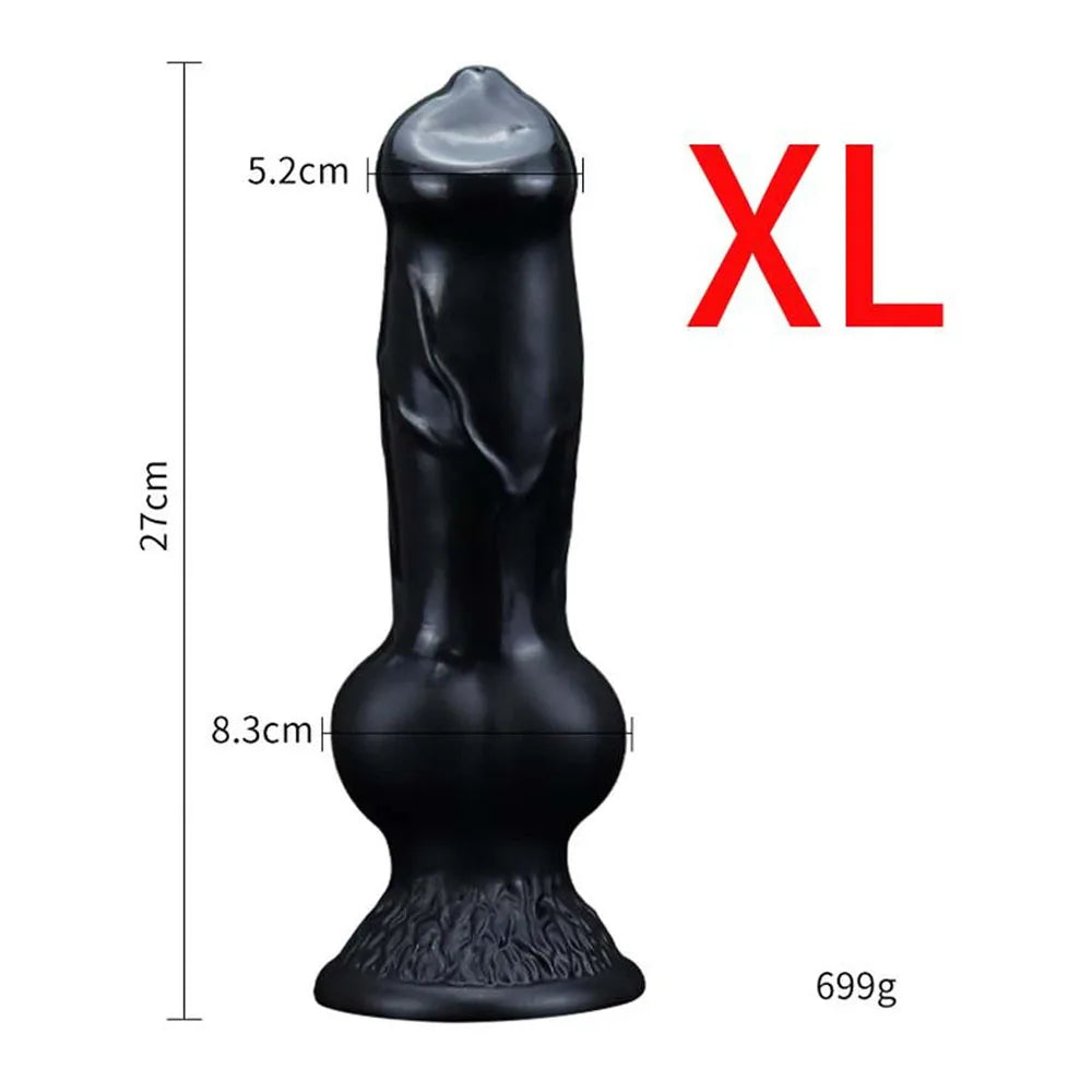 Huge Dildo Animal/Dog Dildo Realistic Penis with Suction Cup Big Butt Plug Giant Monster Cock Dick Adults Supplies for Men Women
