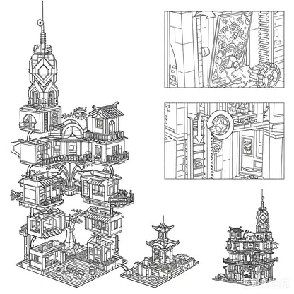 IN STOCK Compatible 5685PCS 90039 City Gardens Building Blocks Bricks 4867PCS 61034 Christmas Birthday Gift Toy X19006 06066