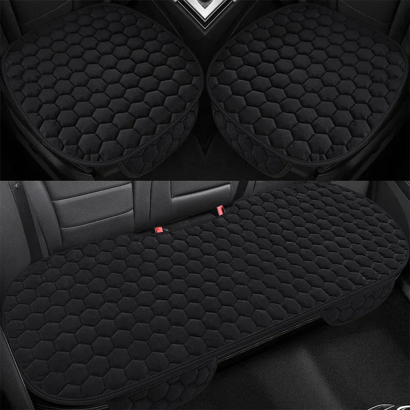 Cushion Thickened Warm Front Single Seat Square Cushion Rear Row Long Cushion Car Seat Cover Seat Covers for Cars Full Set Jdm