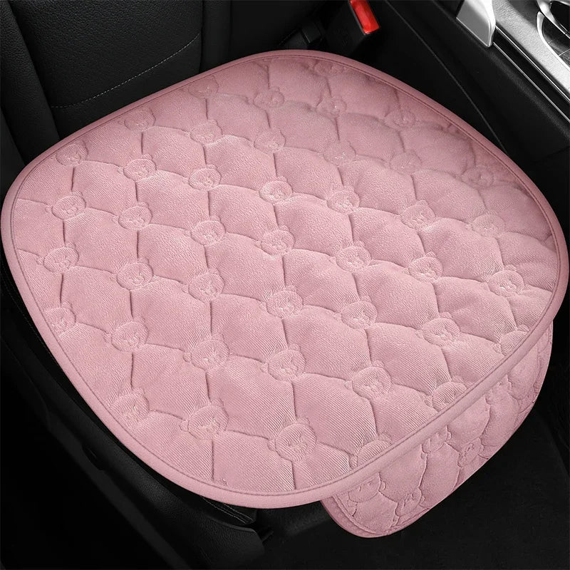 Cushion Thickened Warm Front Single Seat Square Cushion Rear Row Long Cushion Car Seat Cover Seat Covers for Cars Full Set Jdm