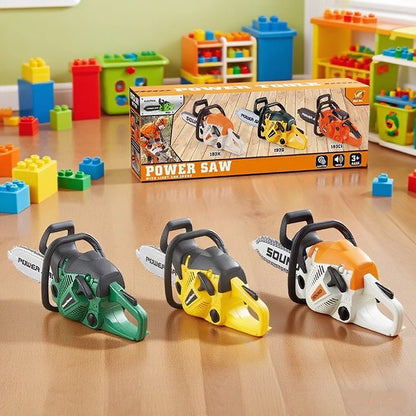 Simulated Logging Chainsaw Toy, Children's Pretend Play Tool, Outdoor Chainsaw Toy Tool Set
