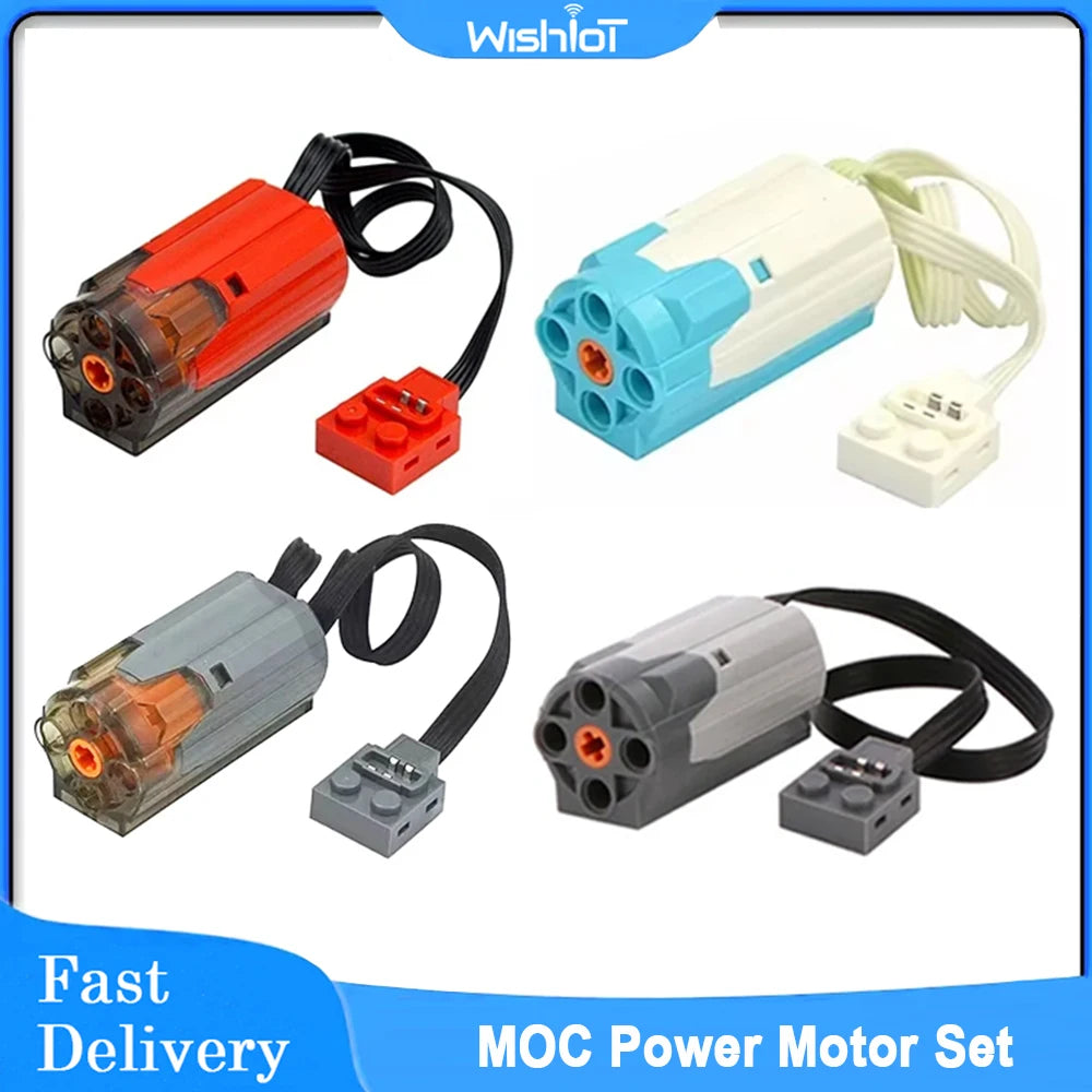 Power Function Technical Parts M XL L Servo Motor Strengthen Motor Building Blocks Multi High Speed PF Sets Brick Toys DIY Motor