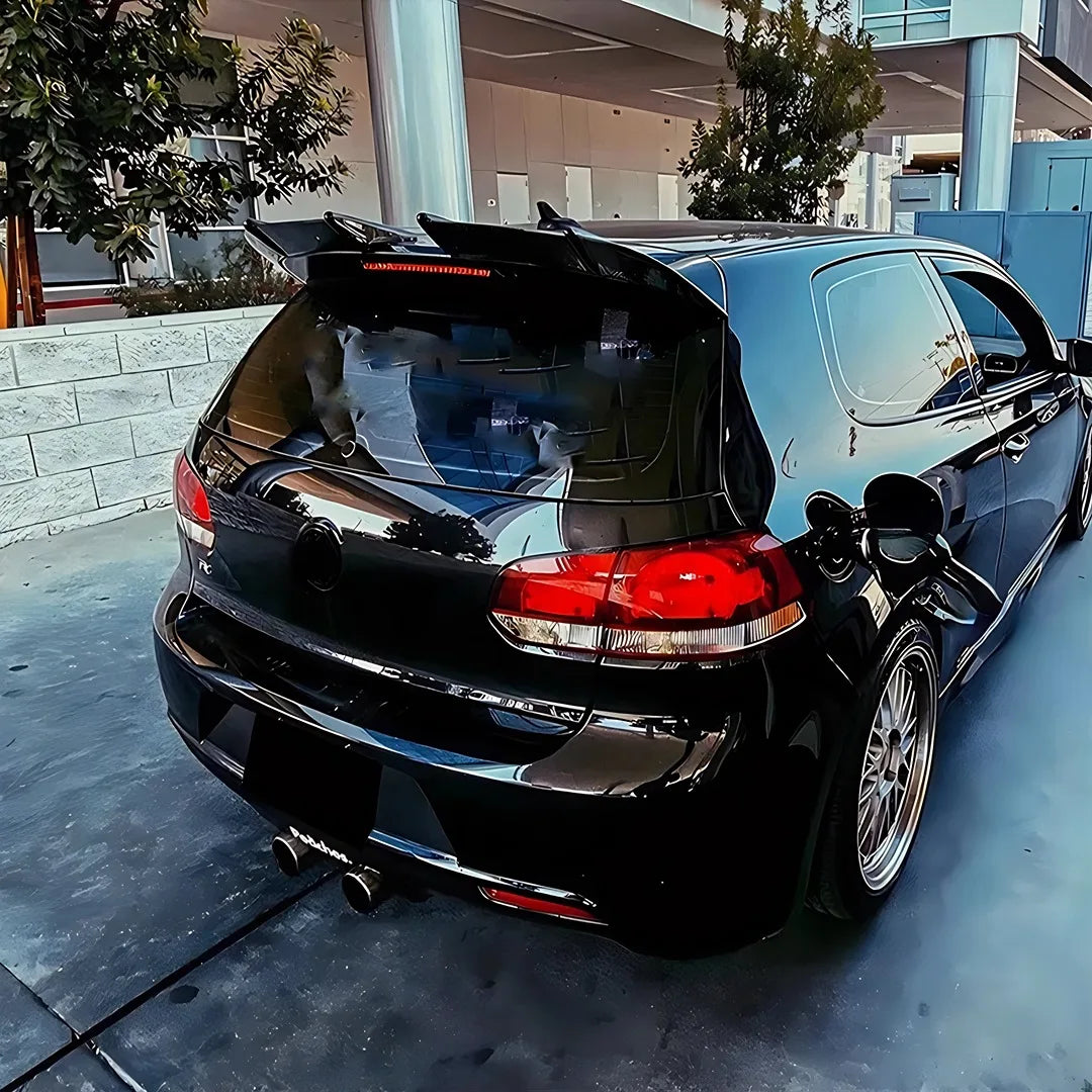 For Volkswagen VW Golf 6 MK6 GTI R line 2008-2012 Racing Rear Roof Wing Spoiler Trunk Lip Tail Trim Styling Tuning Accessories