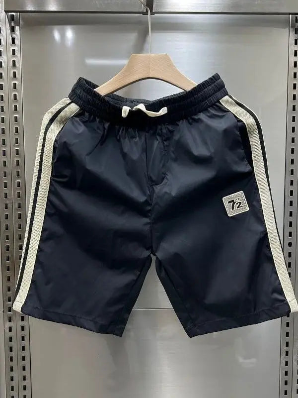 2026 New Summer Fashionable Sporty Men's Loose Five-Quarter Beach Shorts Versatile Casual Pants Urban Commute Daily Wear